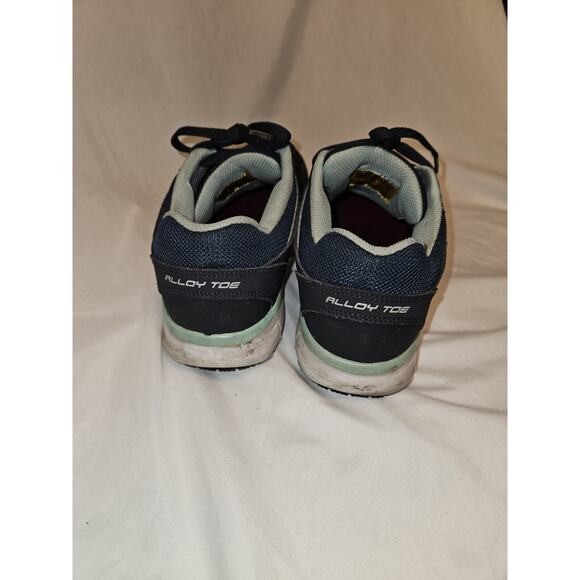 Skechers 406 Work Safety Toe Shoes Womens Sz 8.5 Alloy Slip Resistant - Picture 7 of 9